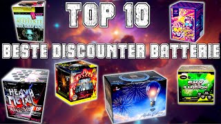 TOP 10 BESTE DISCOUNTER BATTERIE FEUERWERK 2023 🔥LIDL ALDI NORMA JAWOLL PENNY THOMAS PHILIPPS [upl. by Nodyarg563]