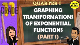 PART 1 GRAPHING TRANSFORMATION OF EXPONENTIAL FUNCTIONS  GRADE 11 GENERAL MATHEATICS Q1 [upl. by Aneetak]