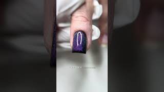 Стильный объемный дизайн на короткие ногти nails дизайнногтей маникюр mknails ногти дизайн [upl. by Gabriele]