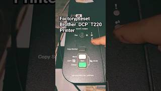 OMG 🔥Factory Reset Brother Printer DCP T220 Viral Trick Printer Problem issue shorts [upl. by Mahda327]