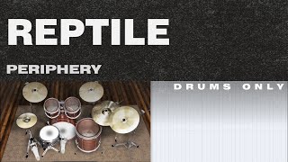 Periphery  Reptile DRUMS ONLY [upl. by Penni]