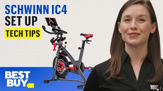 Setting Up the Schwinn IC4 Indoor Cycling Exercise Bike  Tech Tips from Best Buy [upl. by Tehcac794]