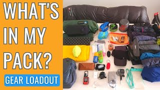 MULTIDAY HIKING GEAR LOADOUT  Hiking in New Zealand [upl. by Eibbil]