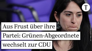 Grüne Melis Sekmen wechselt zur CDU aus Frust  Ampel Bundesregierung [upl. by Hanid]