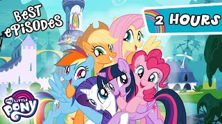 My Little Pony Friendship is Magic  FAN FAVORITE EPISODES  2 Hour Compilation  MLP Full Episodes [upl. by Harobed105]