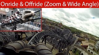 Phantasialand  Taron MultiLaunch Coaster  Onride amp Offride 2016 POV  MultiAngle  60 fps [upl. by Zobias]