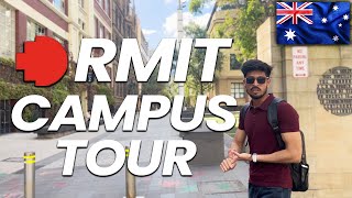 RMIT University Campus Tour in English  International Students in Australia🇦🇺  Vlog 185 [upl. by Ynnod659]