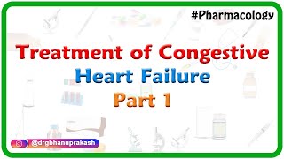 CVS Pharmacology  Treatment of congestive heart failure part 1 [upl. by Eintrok]