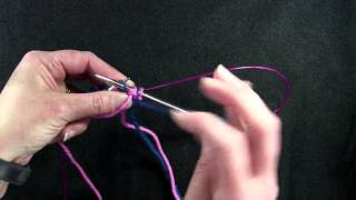 Braided Caston  Tutorial  Knitting Blooms [upl. by Yennor457]