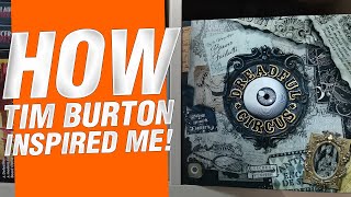 🌚How Tim Burton inspired me🌚  Dreadful Circus behindscenes boardgame VLOG 82 [upl. by Truscott826]