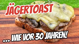 Jägertoast mit Käse überbacken mit Medaillons vom Schweinefilet [upl. by Rhpotsirhc]