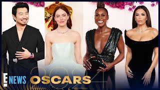 Emma Stone Issa Rae Simu Liu and MORE Best Red Carpet Moments  2024 Oscars [upl. by Haggi556]