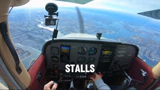 Doing STALLS in a Cessna 172 [upl. by Dann]