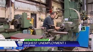 Californias unemployment rate is now the highest in the country [upl. by Norton]