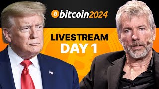 The Bitcoin 2024 Conference Livestream  GA Day 1 [upl. by Krein732]