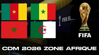 Mes pronostics pour les éliminatoires de la CDM 2026  Zone Afrique [upl. by Melisande]