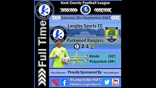 Langley Sports 21 Parkwood Rangers 300923 Goal Highlights [upl. by Chas]