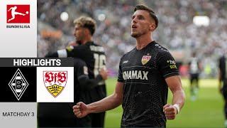 Borussia MGladbach  VfB Stuttgart 13  Zusammenfassung  Bundesliga 202425 [upl. by Ha]