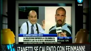 El Pupi Zanetti le cortó el rostro a Feinmann [upl. by Othelia449]