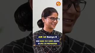 How mains test series helped in UPSC CSE Preparation shorts [upl. by Hanschen]