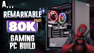 BEST BUDGET GAMING PC BUILD🔥IN 80000 2024 [upl. by Aidni]