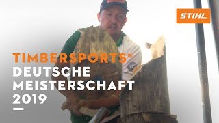 TIMBERSPORTS® Deutsche Meisterschaft 2019 – Highlights Herren [upl. by Weidar]