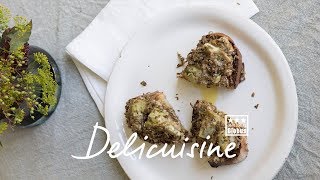 Delicuisine Rezept Artischocken und Pilz Bruschetta [upl. by Yates]