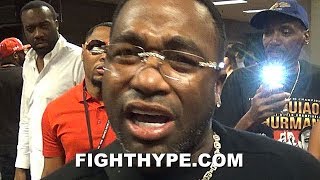 ADRIEN BRONER REACTS TO PACQUIAO DROPPING AND BEATING THURMAN quotHE GOT COOKEDquot [upl. by Lund]