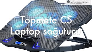 Topmate C5 laptop soğutucu kutu açılımı ve inceleme [upl. by Shelman]