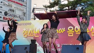 181027 버스터즈Busters3  포도포도해 4K60f강남역청소년쇼음악중심직캠 by shinlim [upl. by Derman]