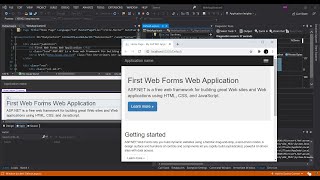 ASPNET Web Forms in Visual Studio 2019Getting Started [upl. by Navonod]