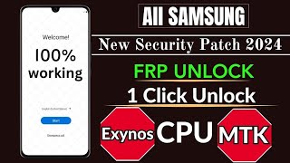 Samsung FRP BypassUnlock All Android 14131211 BY New Tool ONE Click Remove Latest Security Patch [upl. by Amek]