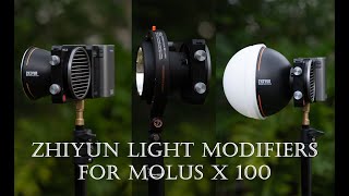 Zhiyun Molus X100 Dome Diffusion  Parabolic Softbox Unboxing [upl. by Ireg]