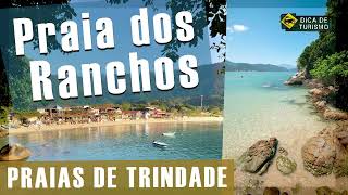 Praia do Ranchos em Trindade Paraty  Mar calmo águas cristalinas e vários bares e restaurantes [upl. by Ardnait]