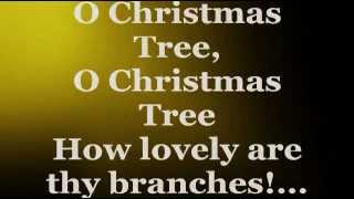 O Christmas Tree Lyrics  ARETHA FRANKLIN [upl. by Adlihtam]