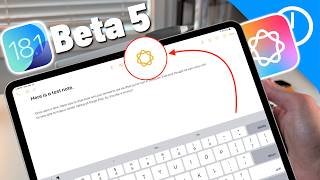 iPadOS 181 Beta 5  Memoji Fixed amp New Apple Intelligence Access [upl. by Crist]