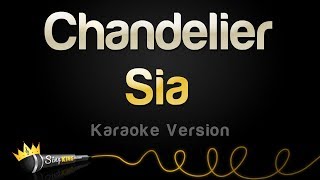 Sia  Chandelier Karaoke Version [upl. by Gardner790]