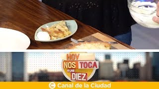 ¡Cocinamos Tarta crocante de Manzana parte 6 Claudio Guarnaccia en Hoy Nos Toca a las Diez [upl. by Ardnalahs]