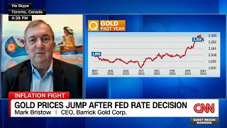 Barrick Gold Corporation CEO Blames quotUncertain Timesquot for the Recent Spike in Gold Prices [upl. by Alastair763]