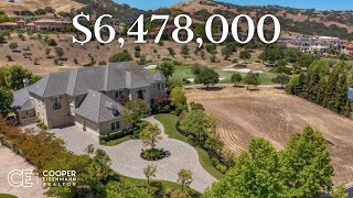 Touring a 6400000 luxury home in Pleasanton CA  Ruby Hill [upl. by Darill875]