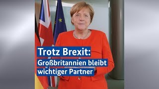 Kanzlerin Merkel zu Brexit [upl. by Ydnil]