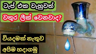 DIY How To Repair Leakage Water Tap  Water Tap Leakage Repair plumber hacks [upl. by Yug213]