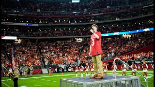 Connor Simpson National Anthem Cardinals vs Chiefs [upl. by Remled892]