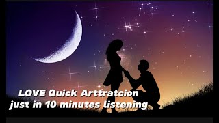 love attraction frequency 639HZ Manifest love the person you like come to in 10 minutes Quick love [upl. by Lertram]