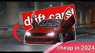 THE BEST DRIFT CARS FOR BEGINNERS IN 2024 CHEAP [upl. by Essinger]