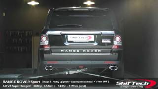 Range Rover Sport 50 V8 Supercharged  stage 2  ShifTech Engineering [upl. by Aiki]