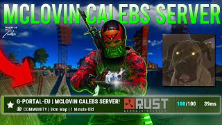 I Played Rust Console on MclovinCaleb’s SOLO ONLY Server… [upl. by Fonville261]