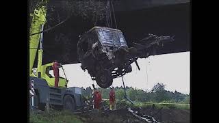 Die Autobahnpolizei Unfall A4 Wiehltalbrücke [upl. by Yartnod697]