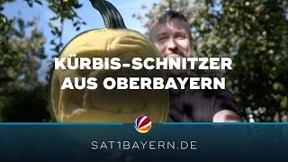 KürbisHochsaison Schnitzer aus Kienberg mit besonderer KürbisKunst [upl. by Candace]