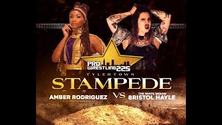 Stampede Amber Rodriguez vs Bristol Hayle [upl. by Yesima]